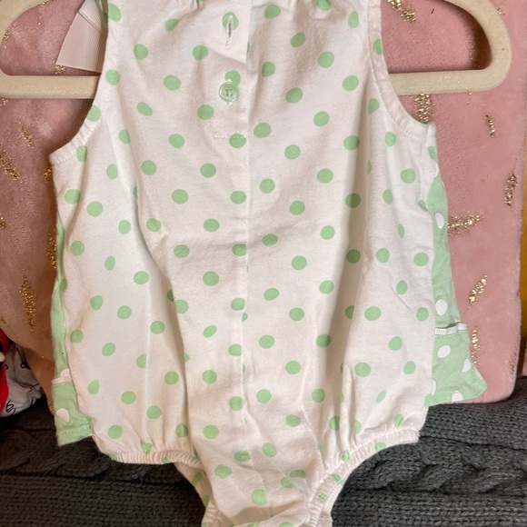 First impressions adorable Mint Romper 6-9 months - Picture 3 of 3